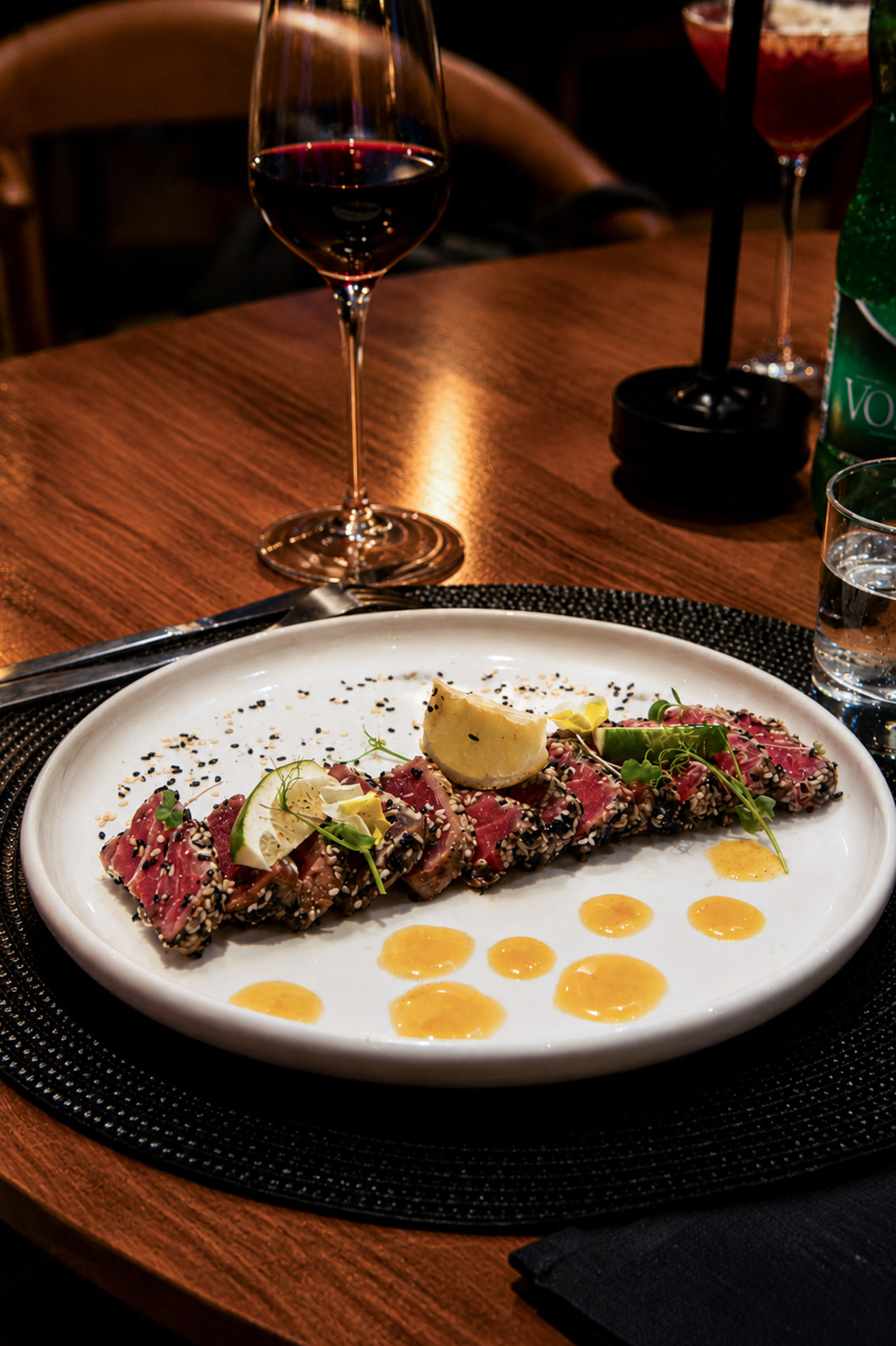 Tataki de thon aux graines de sésame